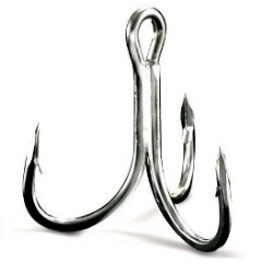 Treble hooks