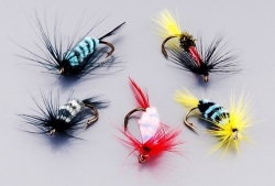 Fly fishing flies set