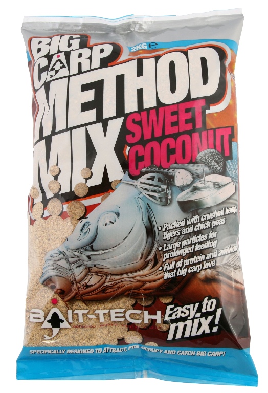 Fotografie Bait-Tech krmítková směs Big Carp Method Mix Coconut 2 kg